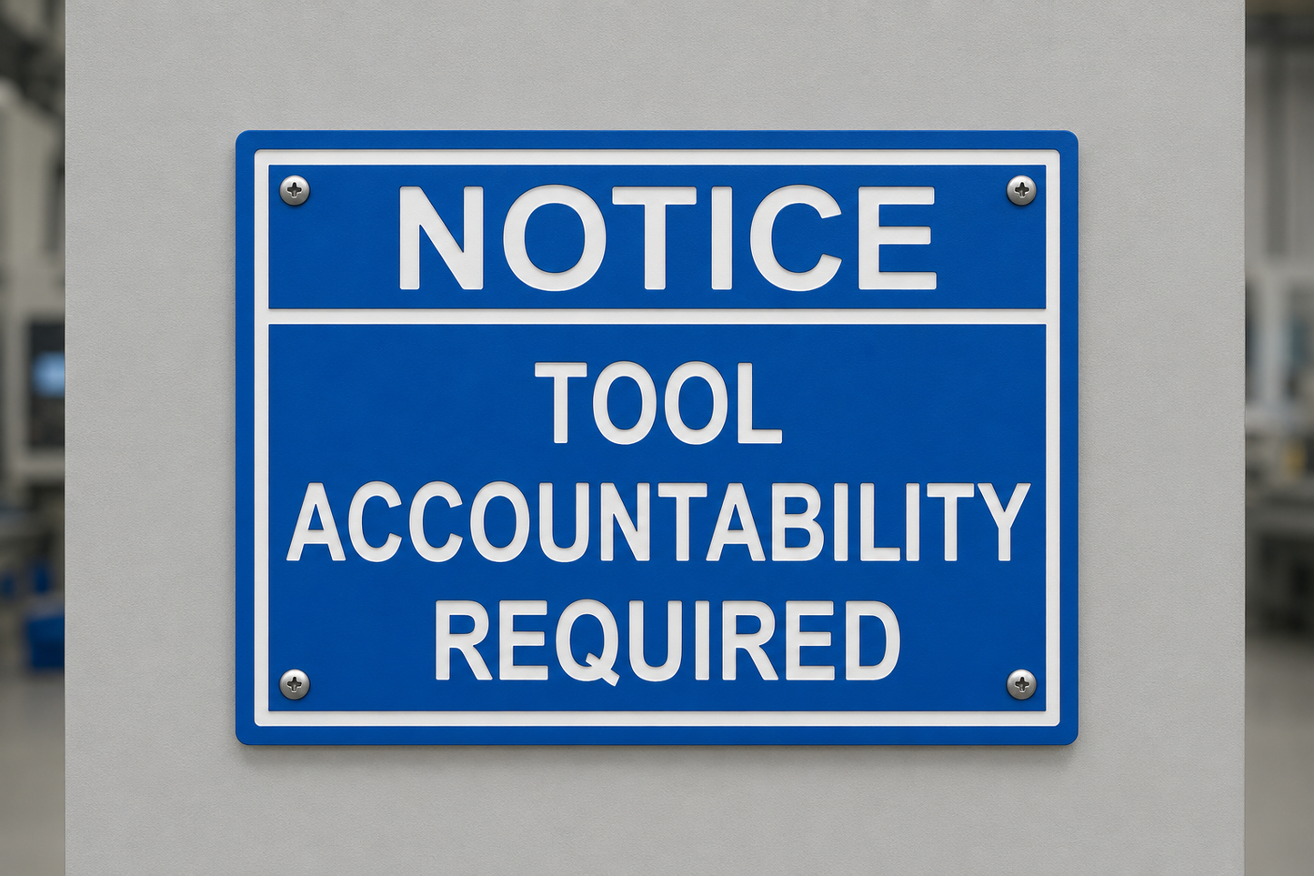 Tool Accountability Required