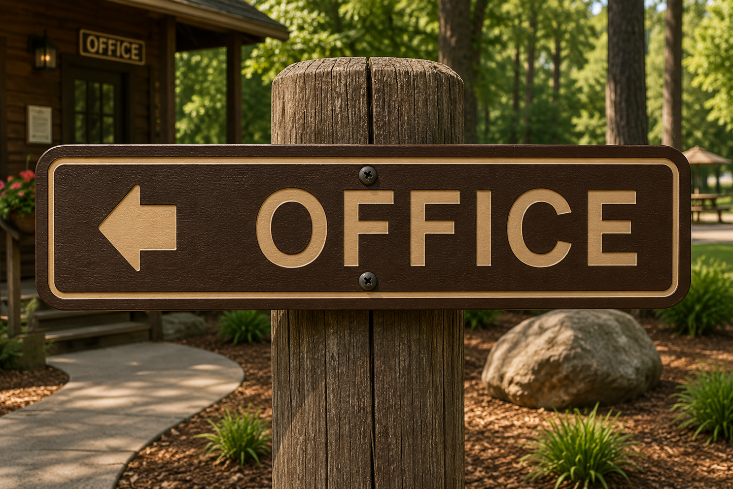 Office Directional Sign