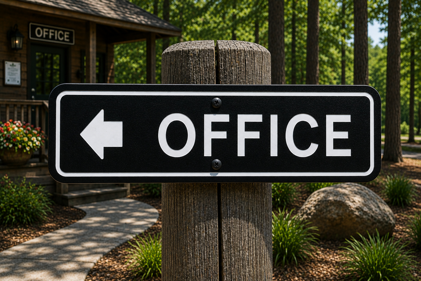 Office Directional Sign