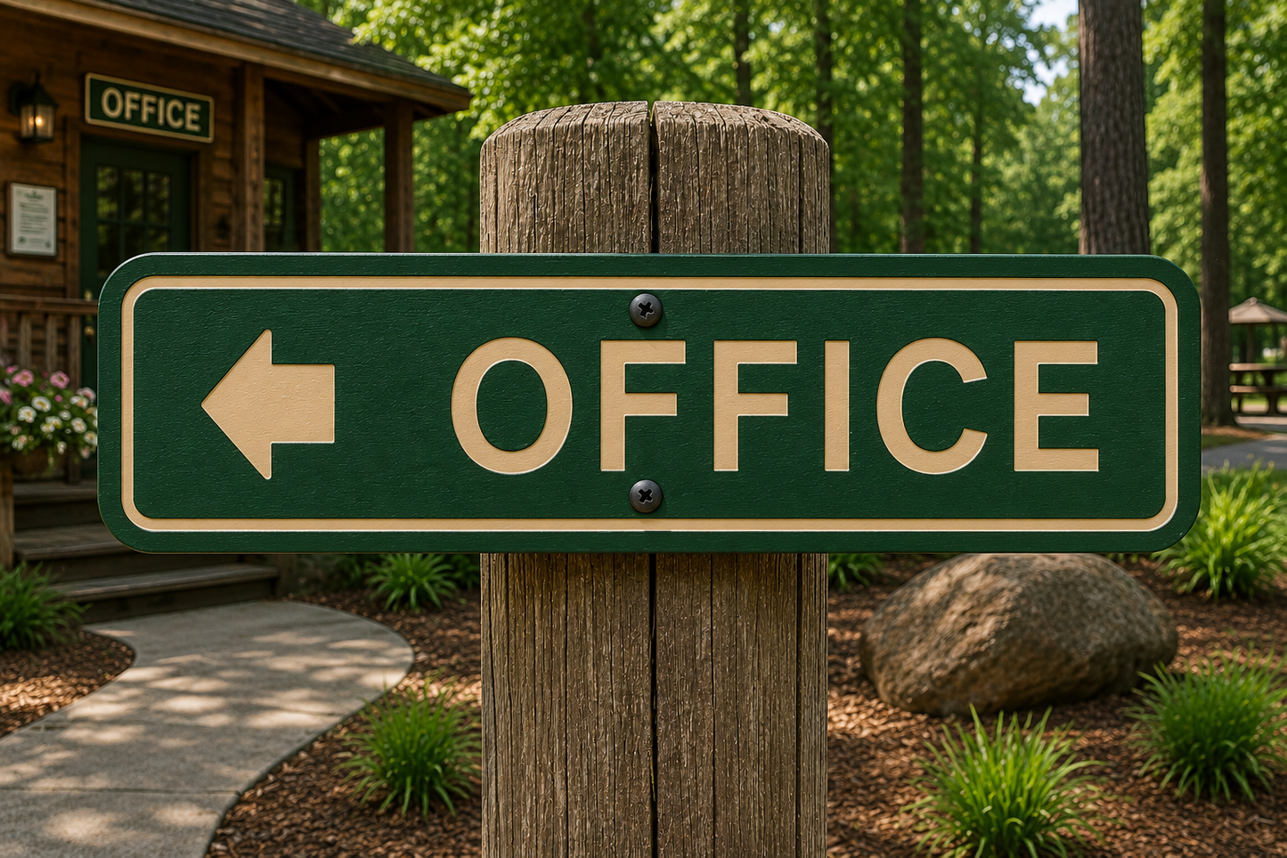 Office Directional Sign