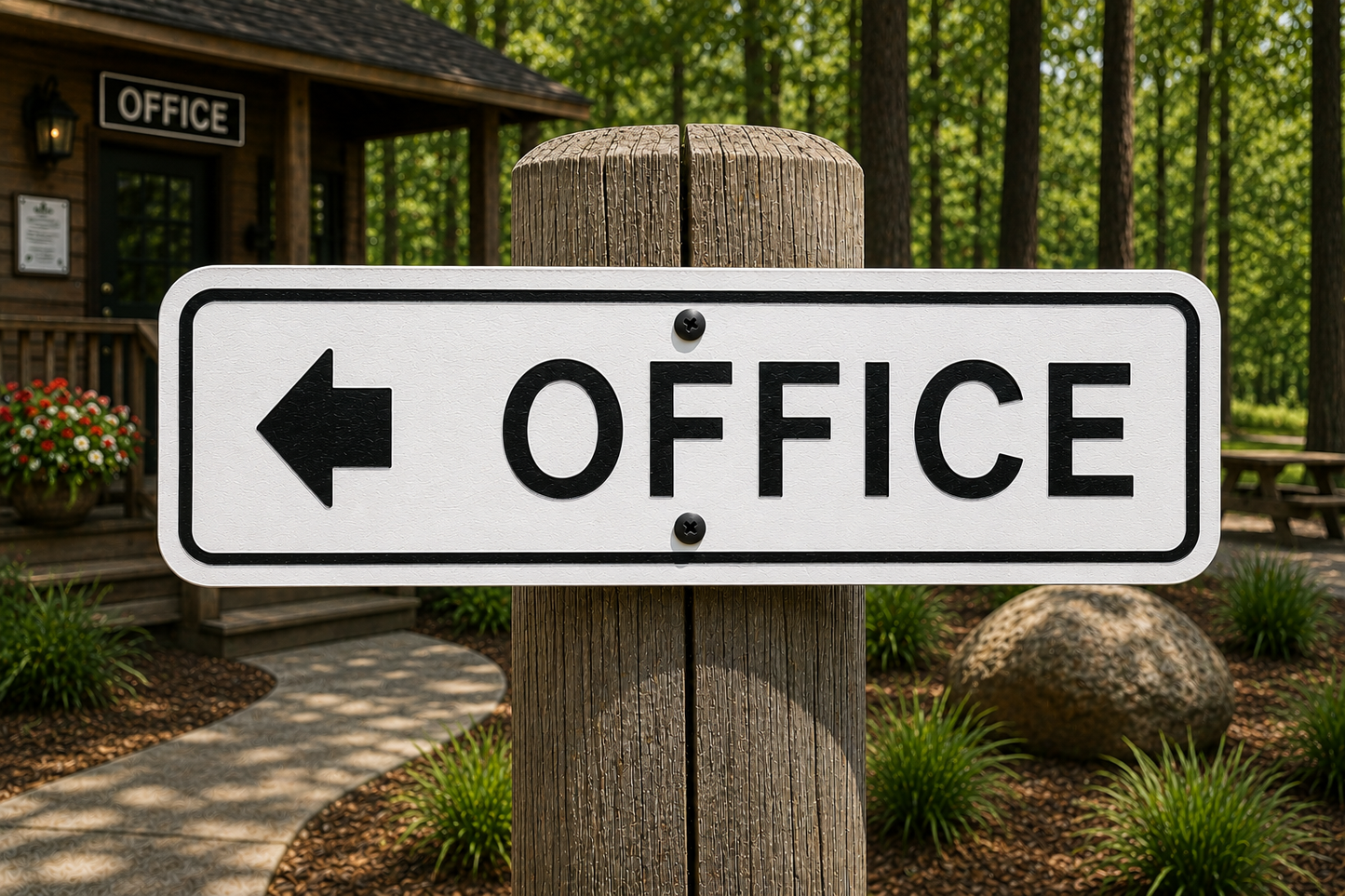 Office Directional Sign
