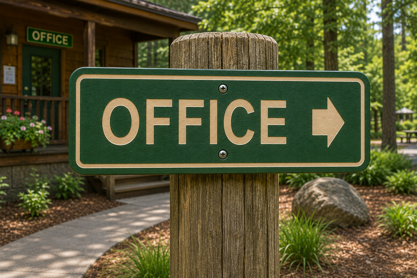 Office Directional Sign