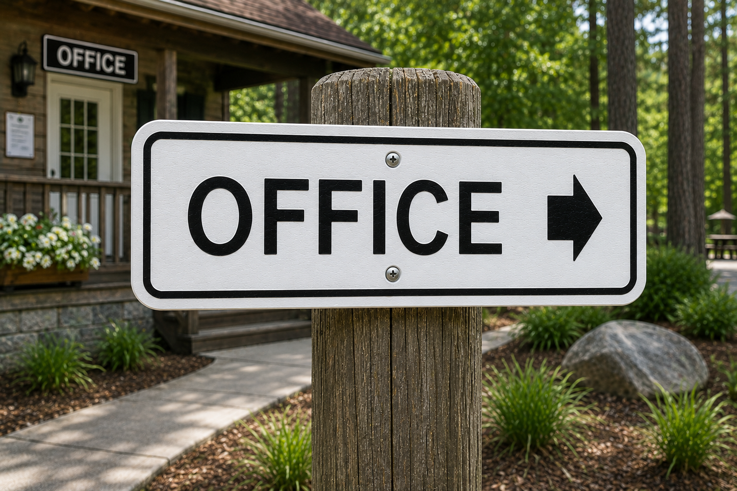 Office Directional Sign