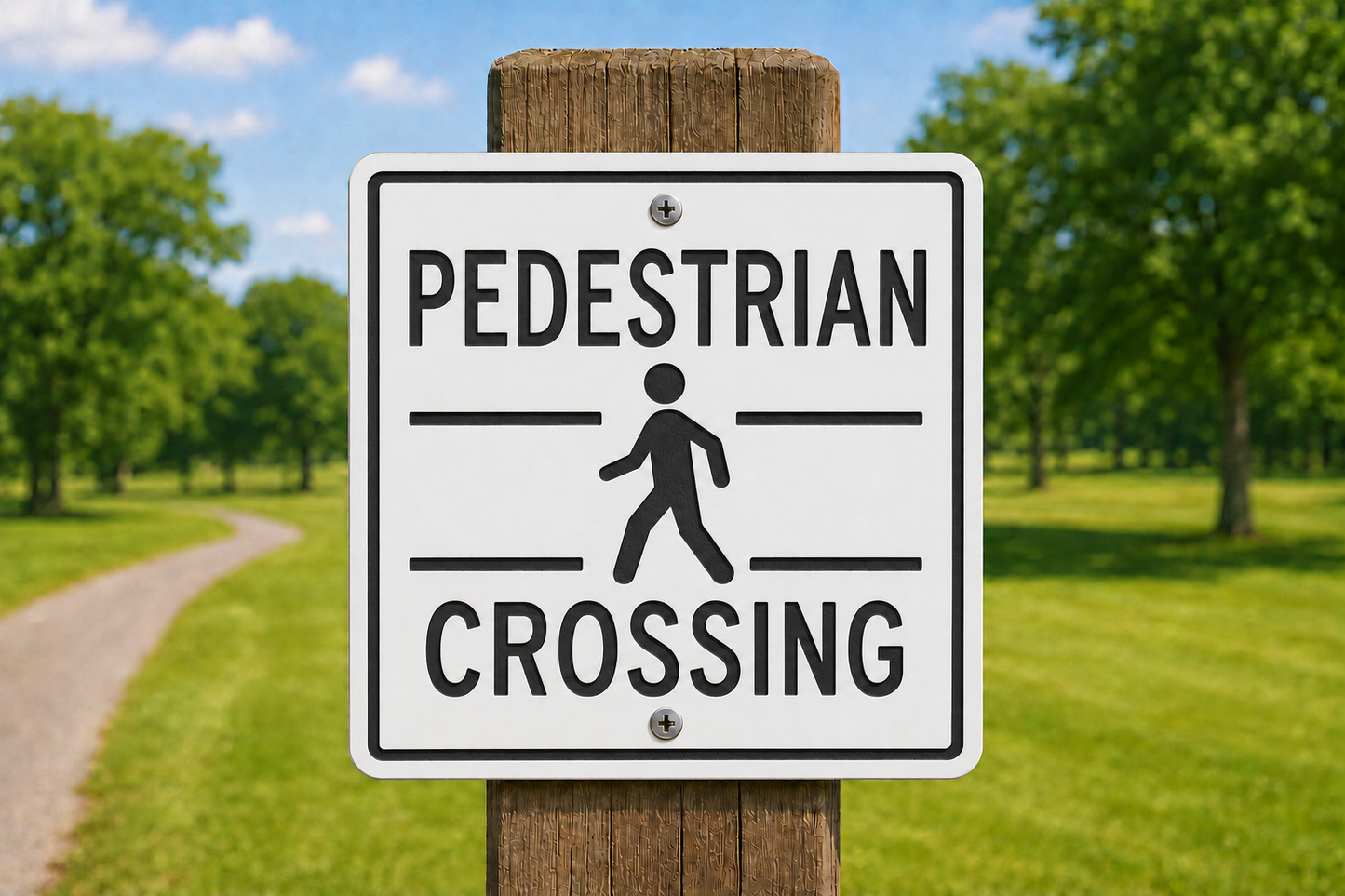 Pedestrian Crossing, 10 x 10