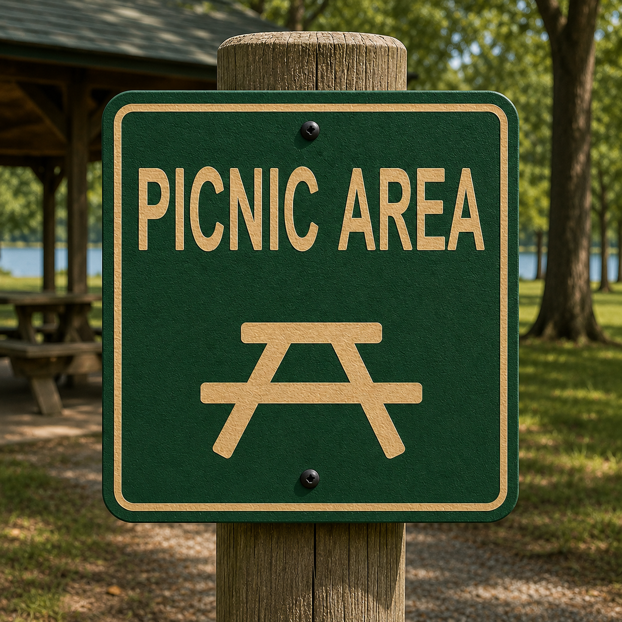 Picnic Area Sign 10 x 10