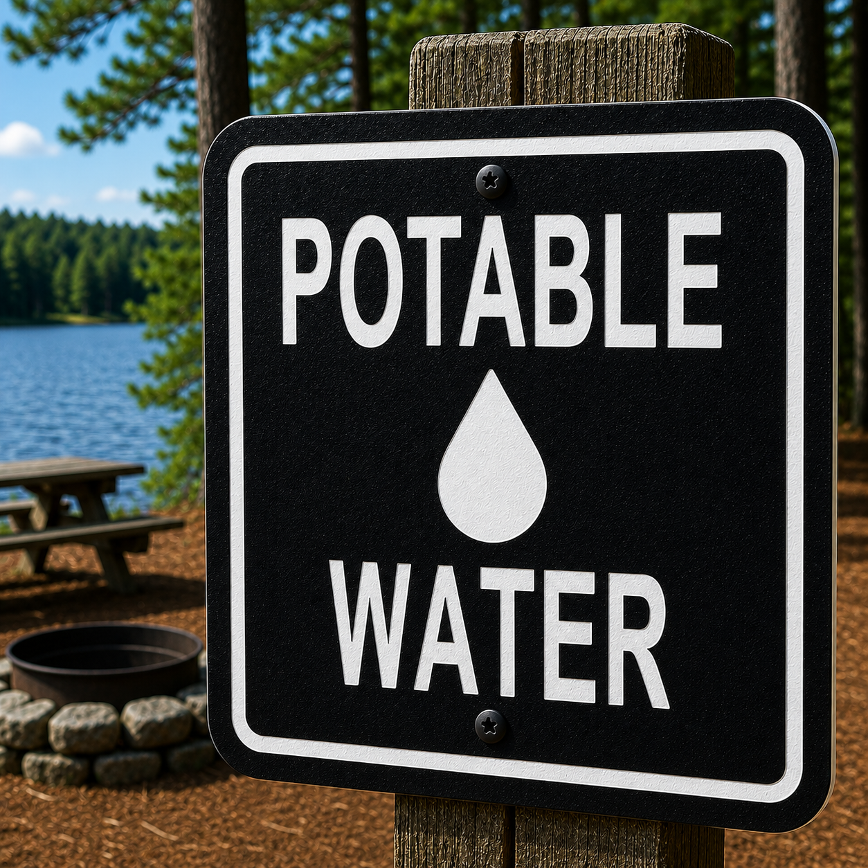 Potable Water Sign 10 x 10