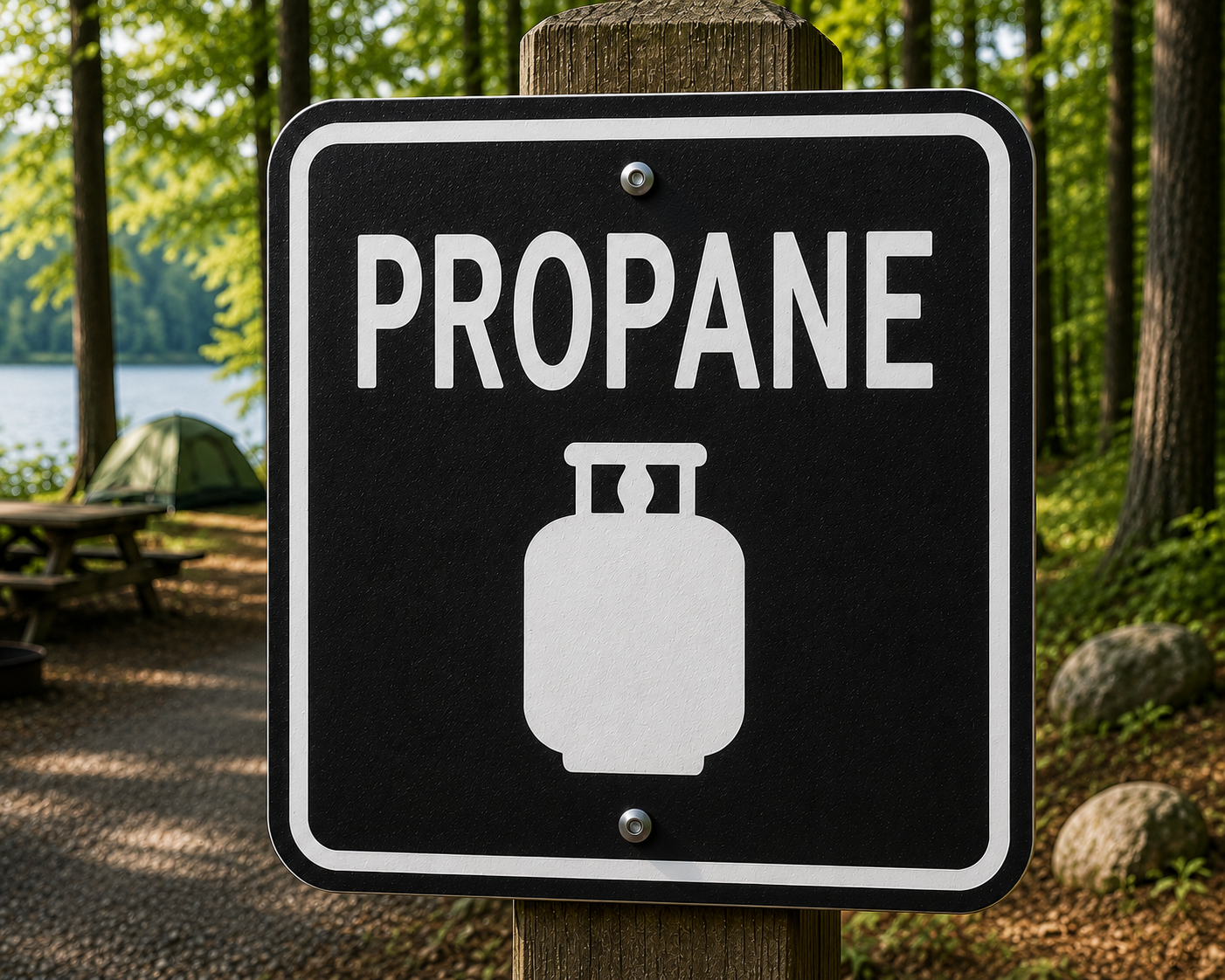 Propane Sign 10 x 10