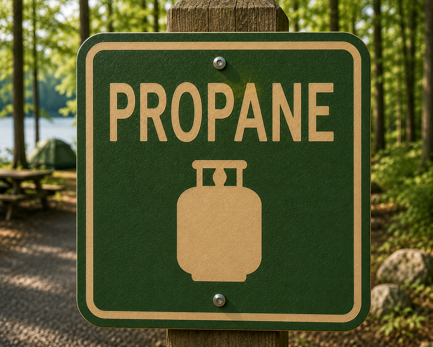 Propane Sign 10 x 10