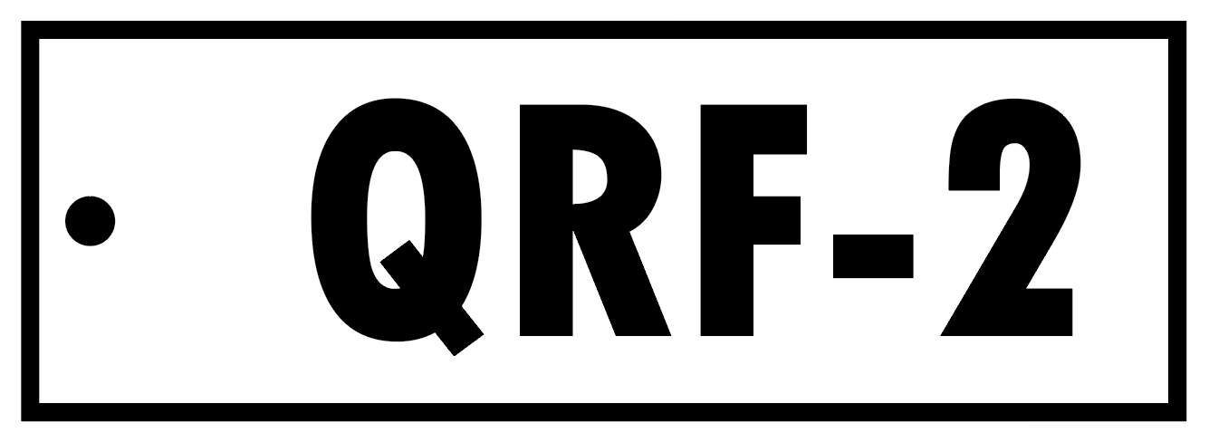ALPHA-NUMERIC QRF TAG