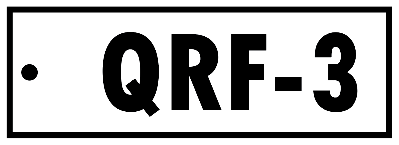 ALPHA-NUMERIC QRF TAG