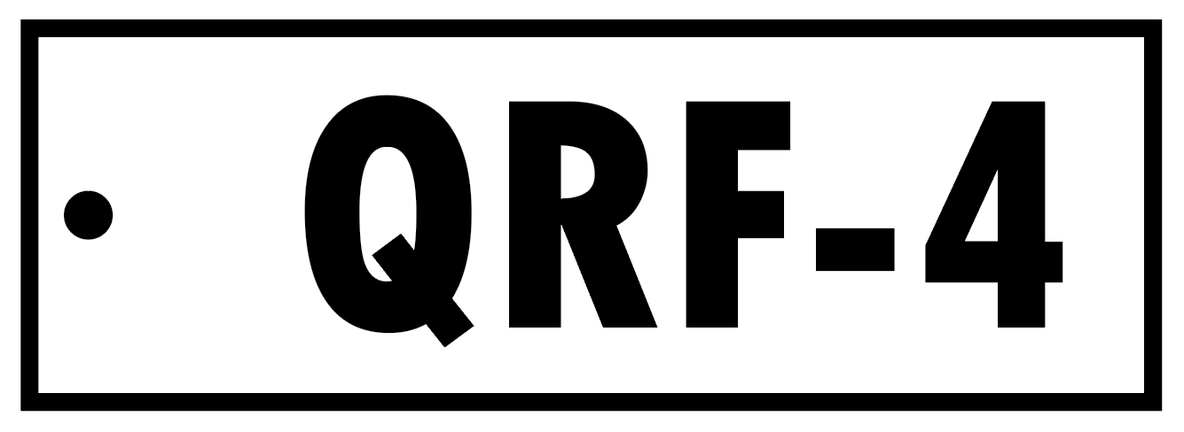 ALPHA-NUMERIC QRF TAG