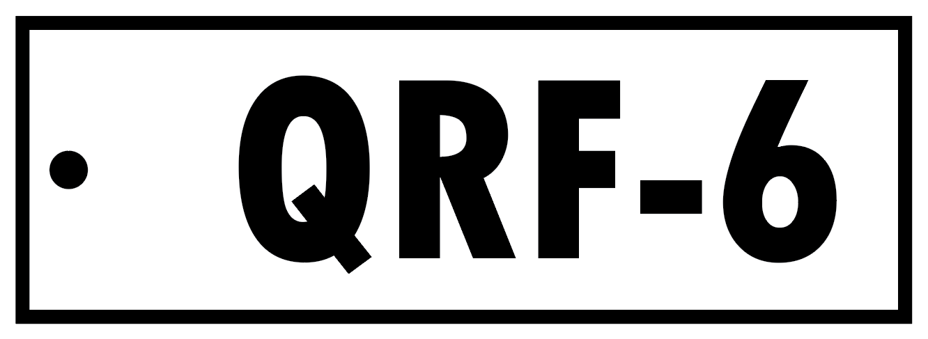 ALPHA-NUMERIC QRF TAG