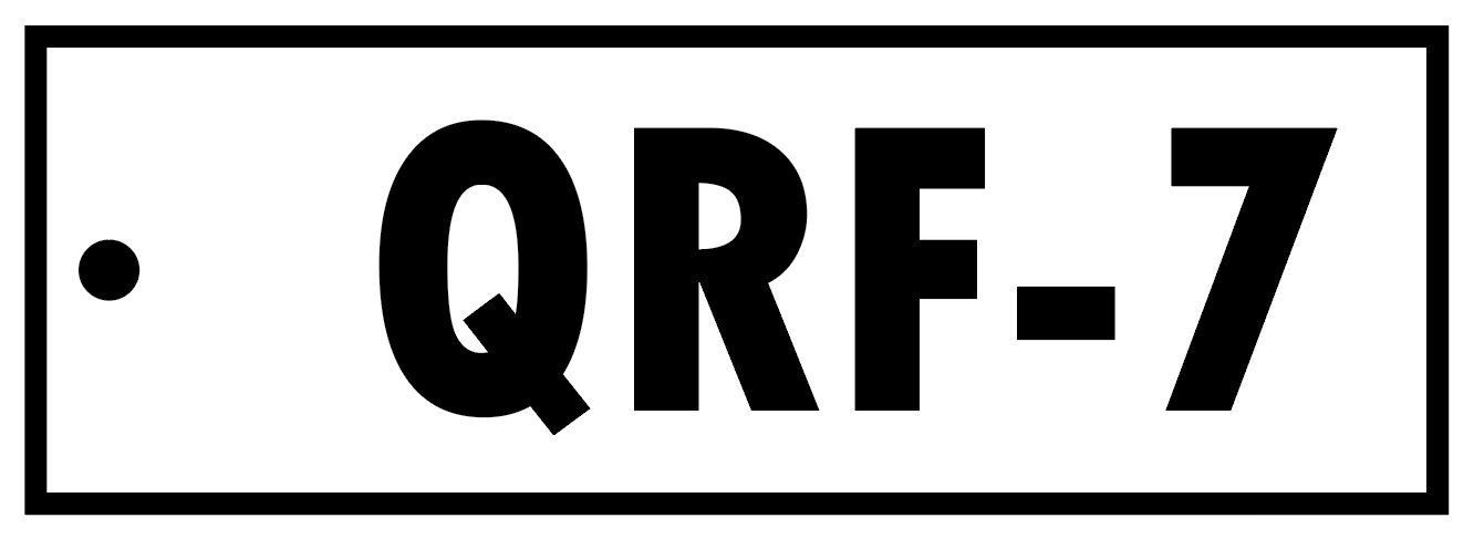 ALPHA-NUMERIC QRF TAG