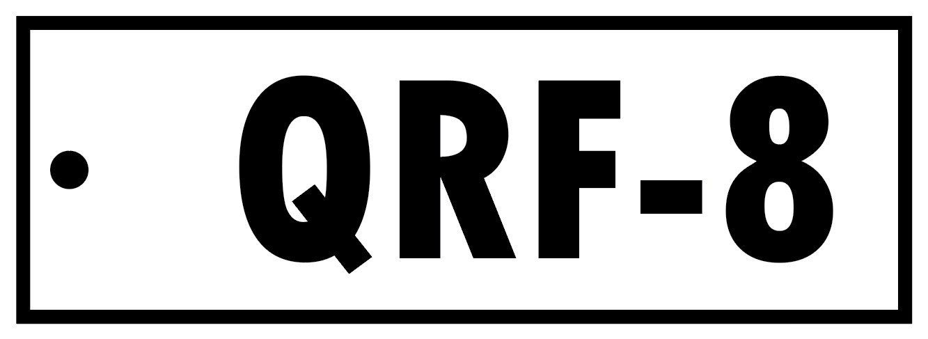 ALPHA-NUMERIC QRF TAG