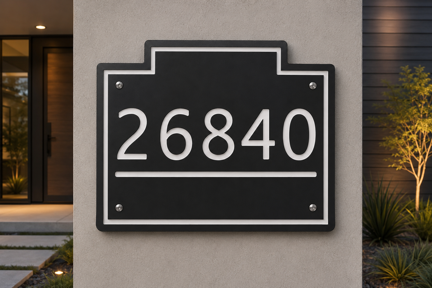 Ridge Numerical Address Plaque