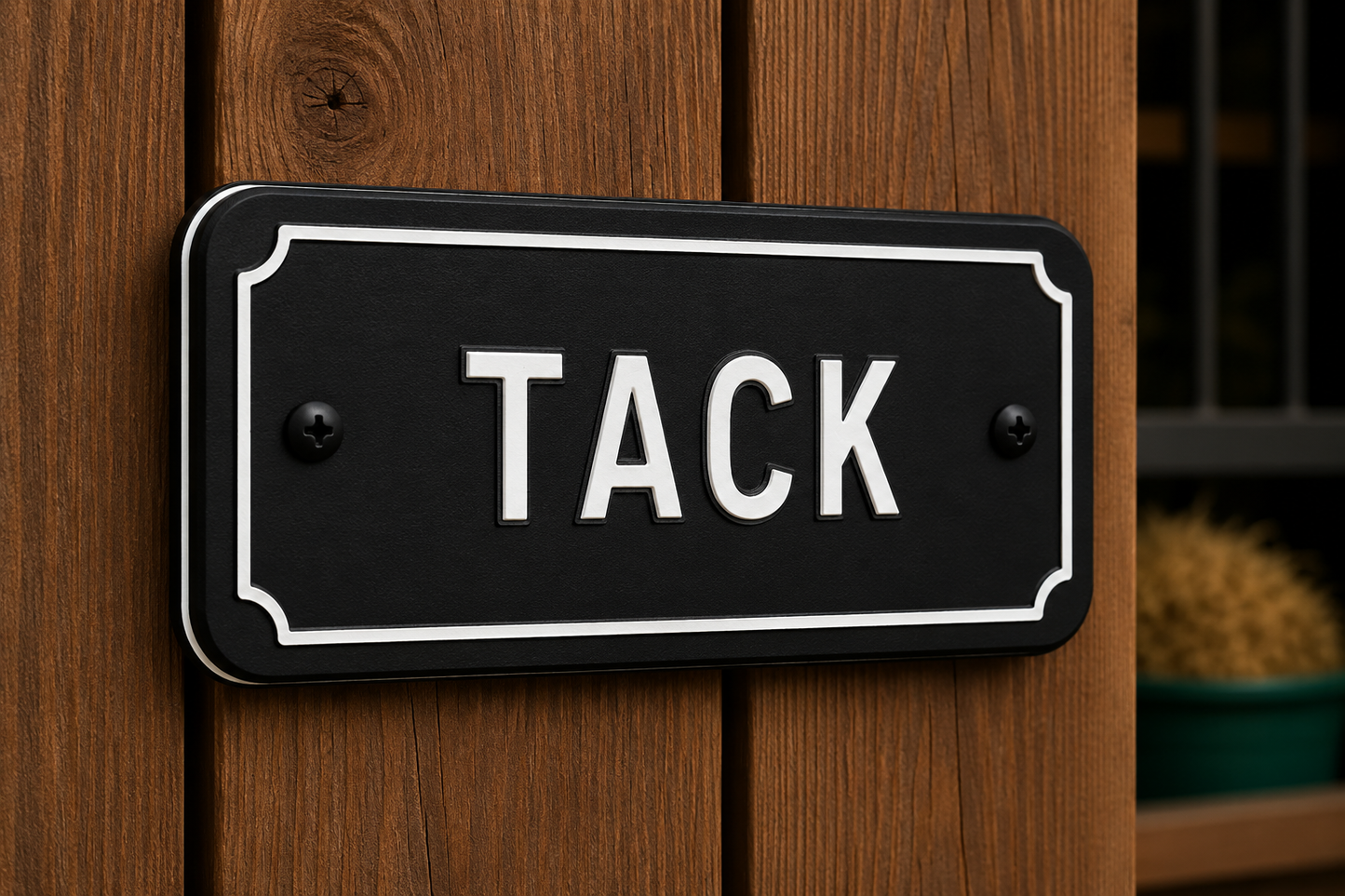 Custom Barn & Ranch Sign - 1 Line - 4 x 8