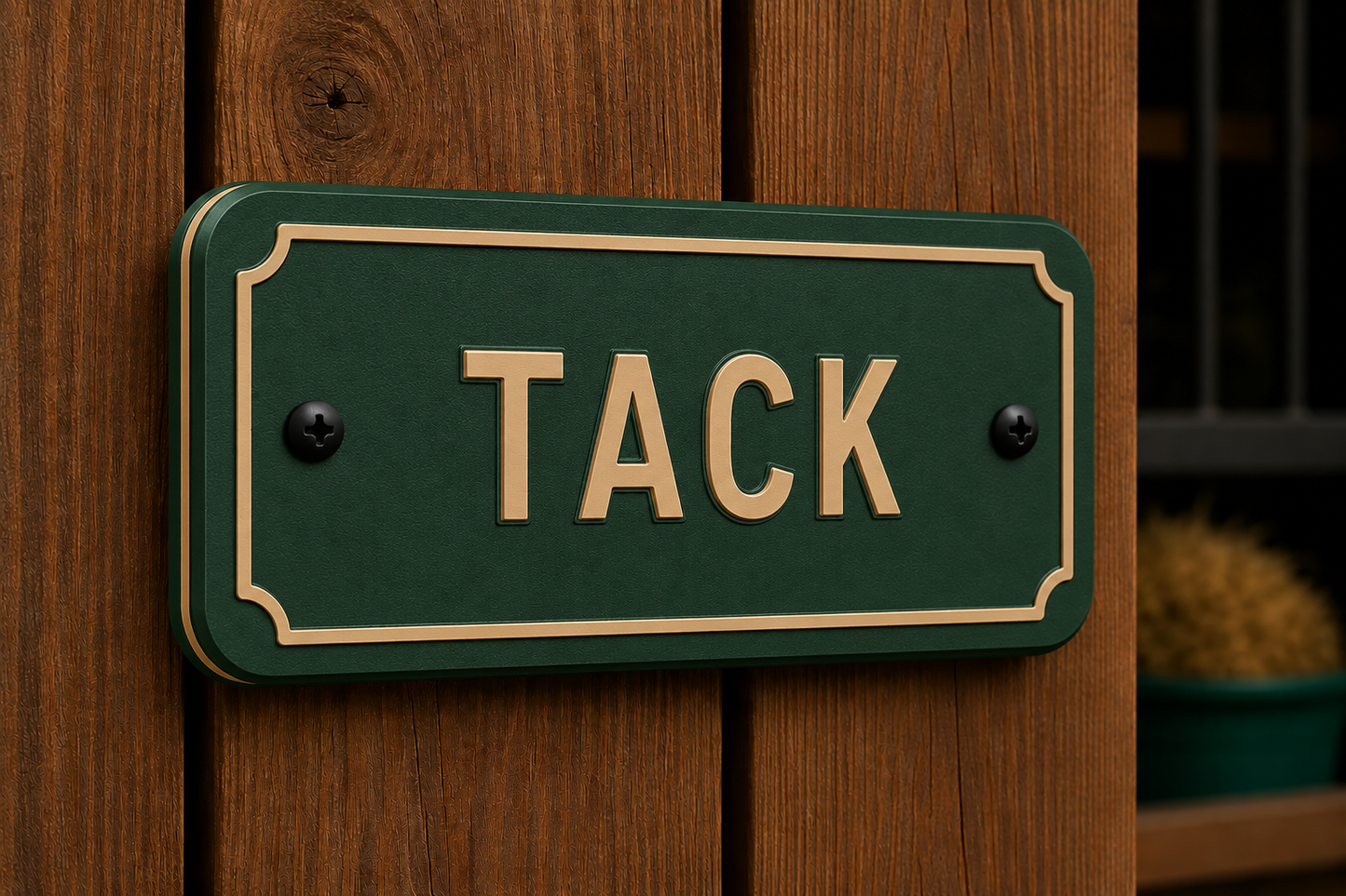 Custom Barn & Ranch Sign - 1 Line - 4 x 8