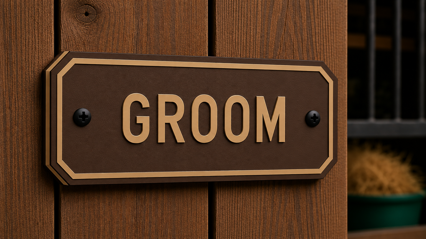 Custom Barn & Ranch Sign - 1 Line - 4 x 8