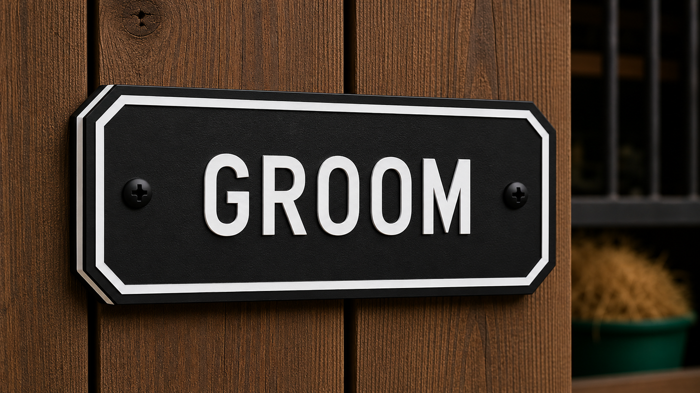 Custom Barn & Ranch Sign - 1 Line - 4 x 8
