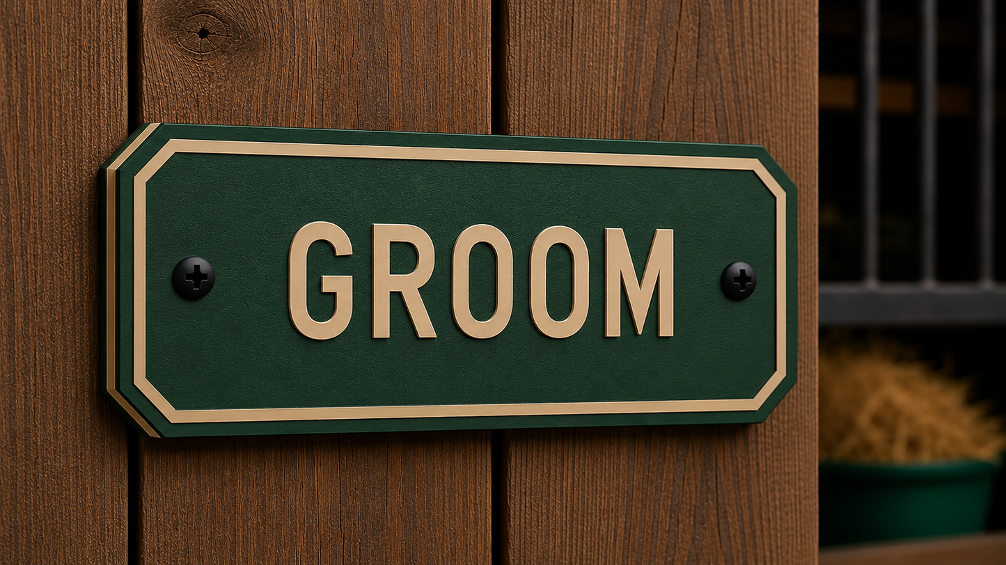 Custom Barn & Ranch Sign - 1 Line - 4 x 8