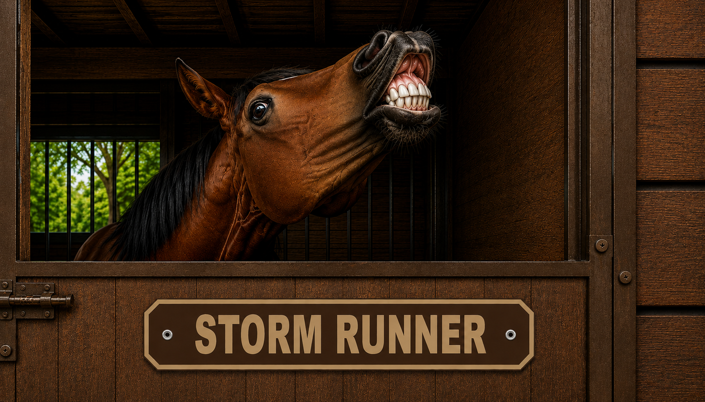 Custom Stable & Stall Sign - 1 Line - 5 x 18