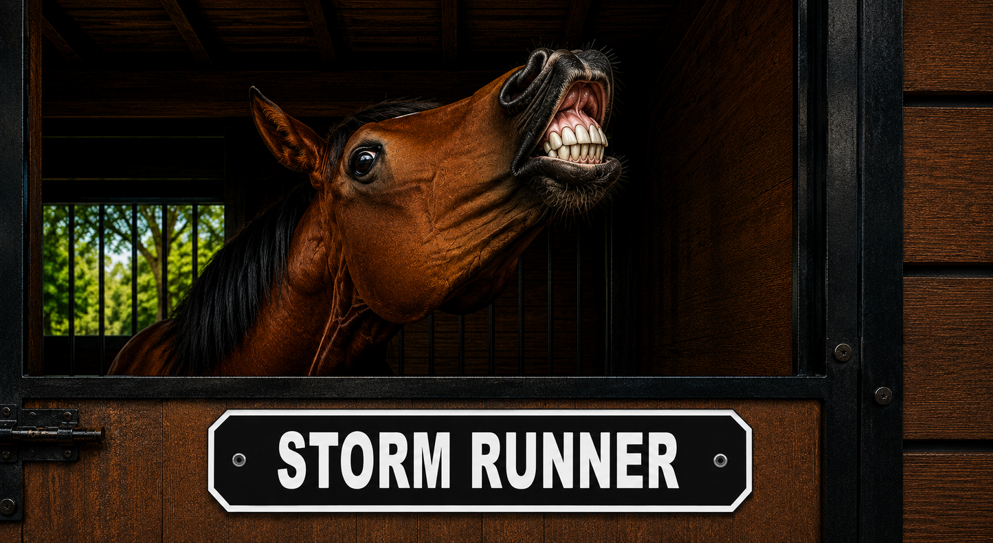 Custom Stable & Stall Sign - 1 Line - 5 x 18