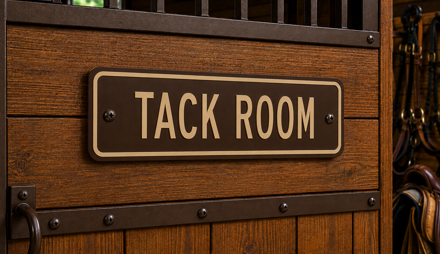 Custom Barn & Ranch Sign - 1 Line - 6 x 12