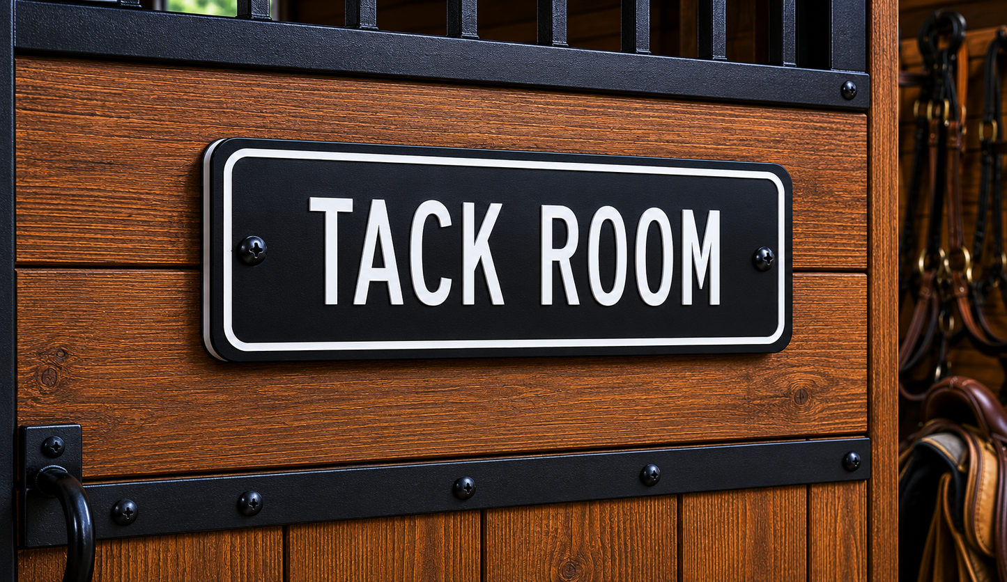 Custom Barn & Ranch Sign - 1 Line - 6 x 12