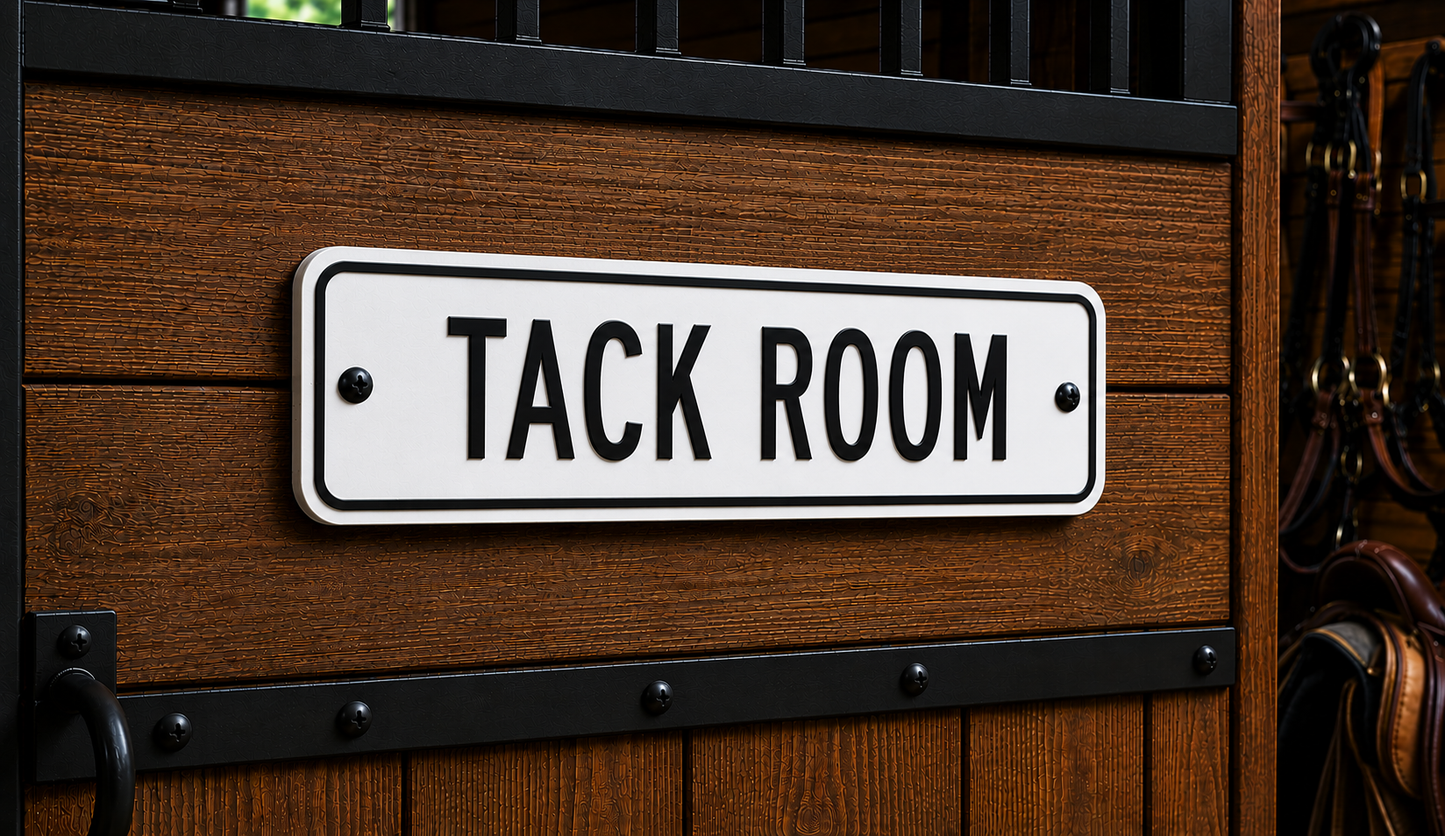 Custom Barn & Ranch Sign - 1 Line - 6 x 12