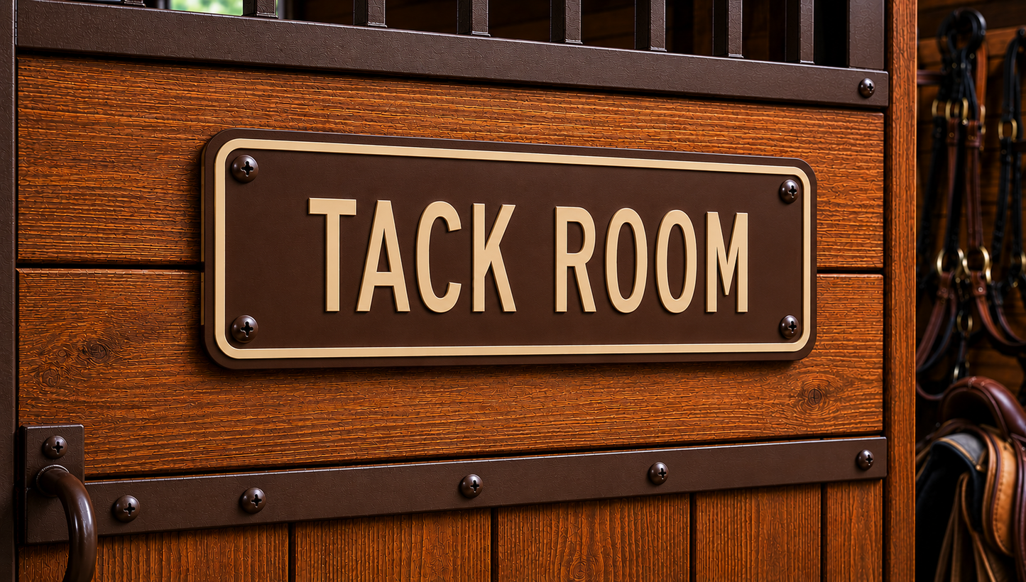 Custom Barn & Ranch Sign - 1 Line - 6 x 12