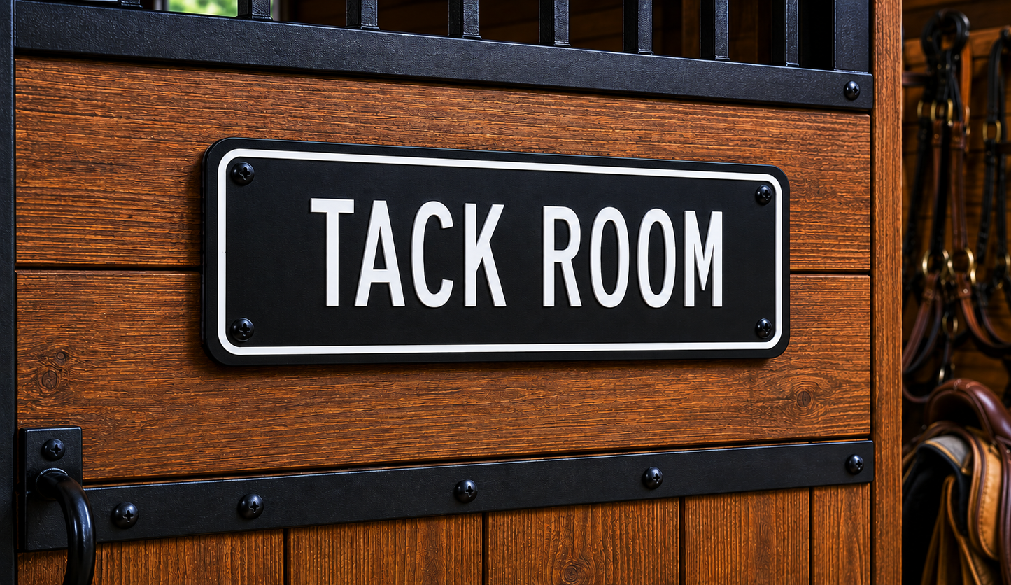 Custom Barn & Ranch Sign - 1 Line - 6 x 12