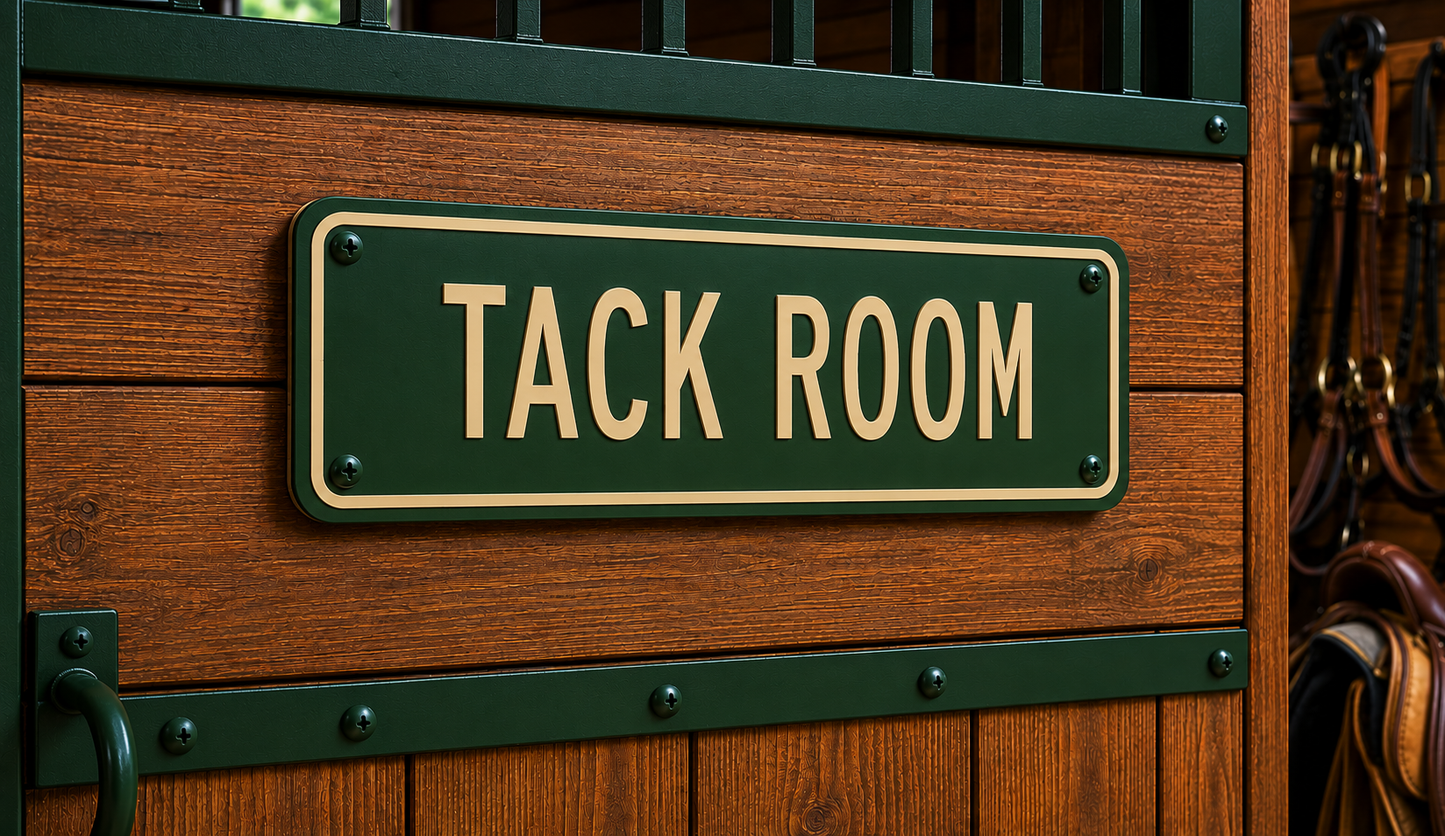 Custom Barn & Ranch Sign - 1 Line - 6 x 12