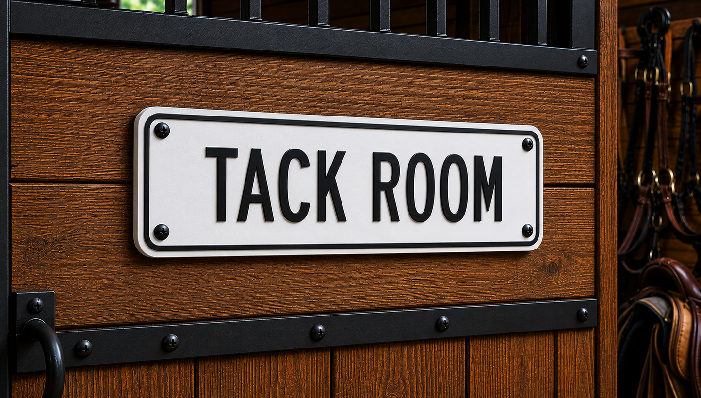 Custom Barn & Ranch Sign - 1 Line - 6 x 12