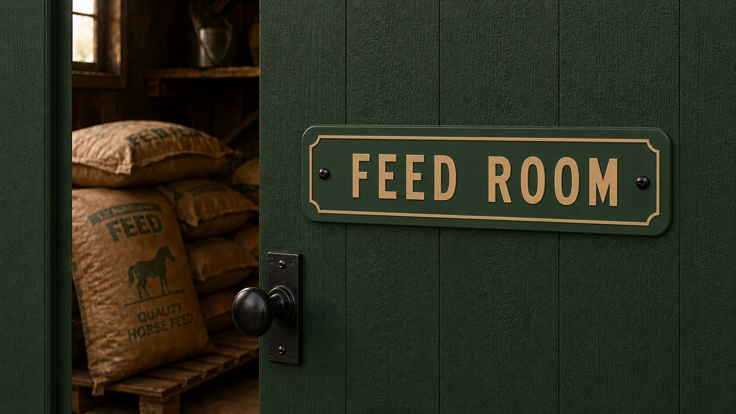 Custom Barn & Ranch Sign - 1 Line - 6 x 12