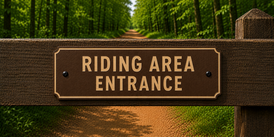 Custom Barn & Ranch Sign - 2 Line - 6 x 12