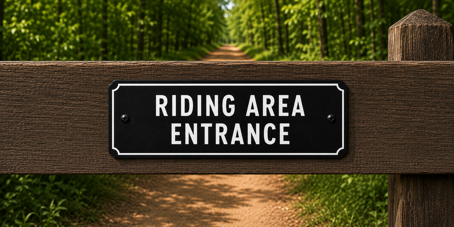 Custom Barn & Ranch Sign - 2 Line - 6 x 12