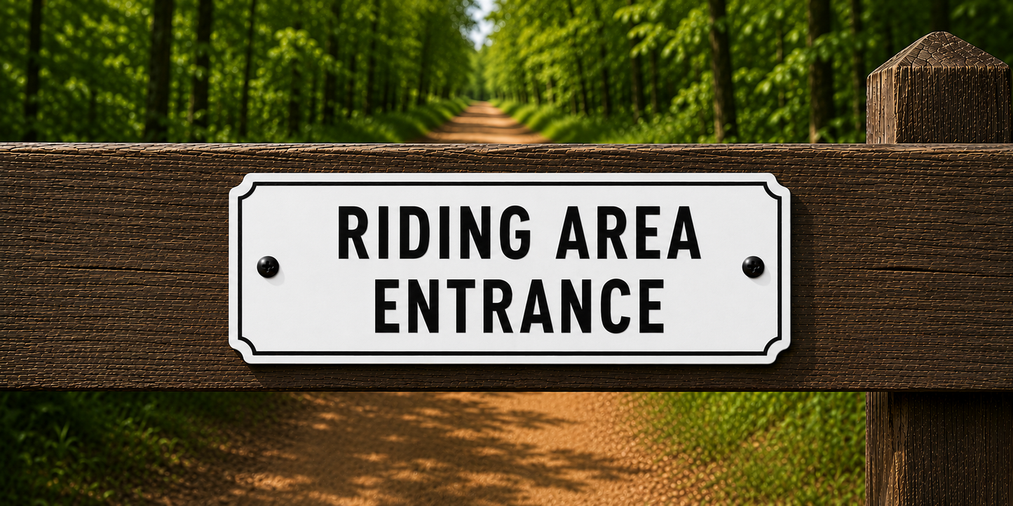 Custom Barn & Ranch Sign - 2 Line - 6 x 12
