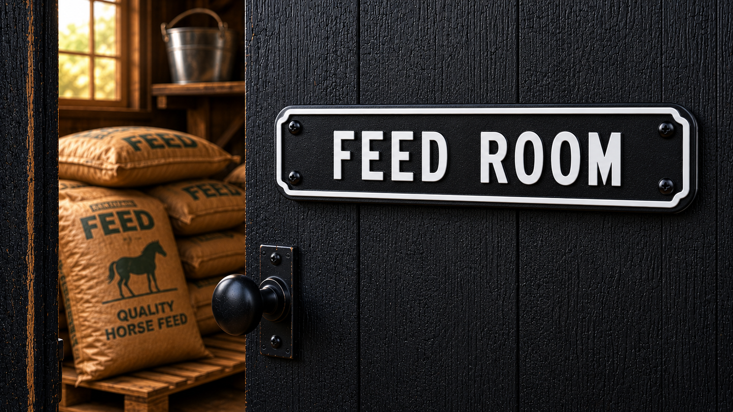 Custom Barn & Ranch Sign - 1 Line - 6 x 12