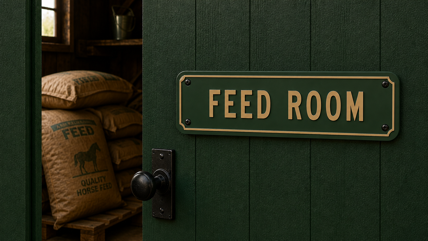 Custom Barn & Ranch Sign - 1 Line - 6 x 12