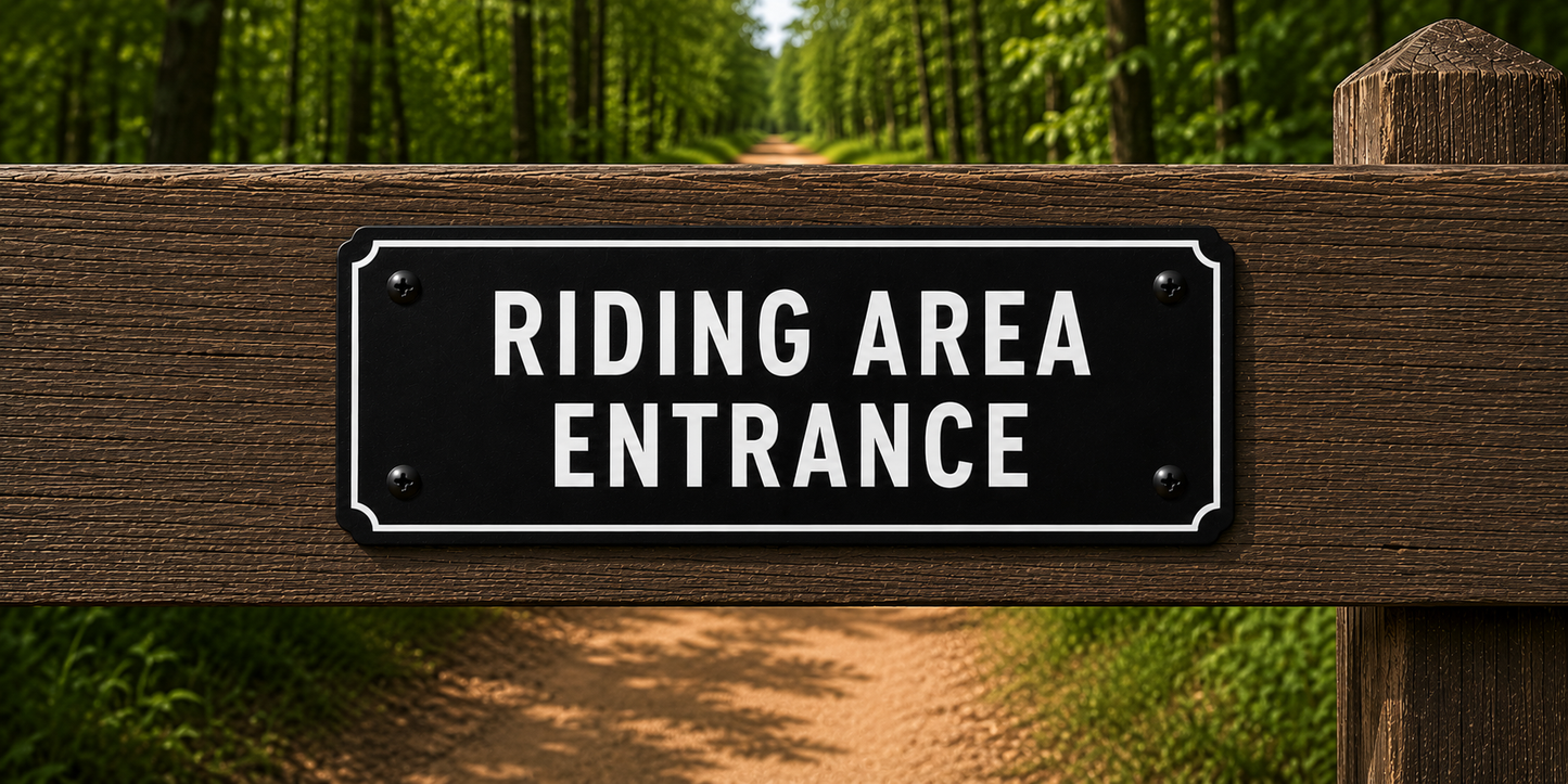 Custom Barn & Ranch Sign - 2 Line - 6 x 12