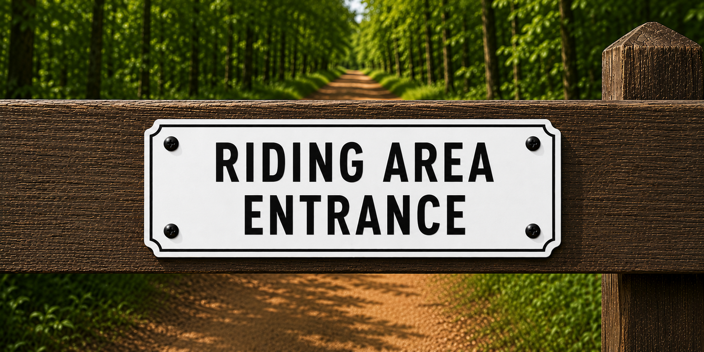 Custom Barn & Ranch Sign - 2 Line - 6 x 12