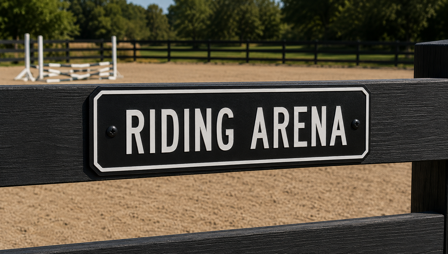 Custom Barn & Ranch Sign - 1 Line - 6 x 12
