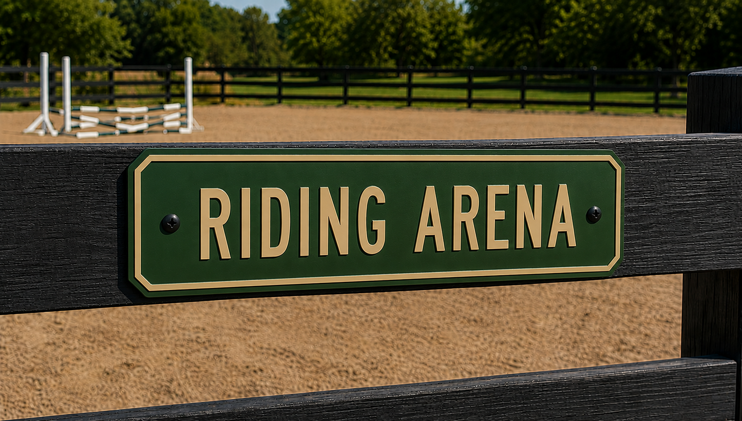 Custom Barn & Ranch Sign - 1 Line - 6 x 12