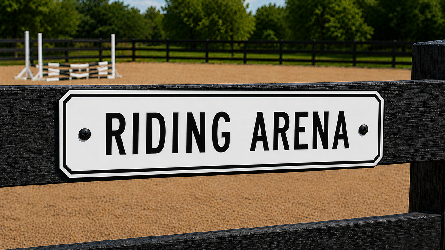 Custom Barn & Ranch Sign - 1 Line - 6 x 12