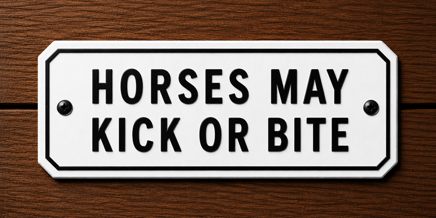Custom Barn & Ranch Sign - 2 Line - 6 x 12