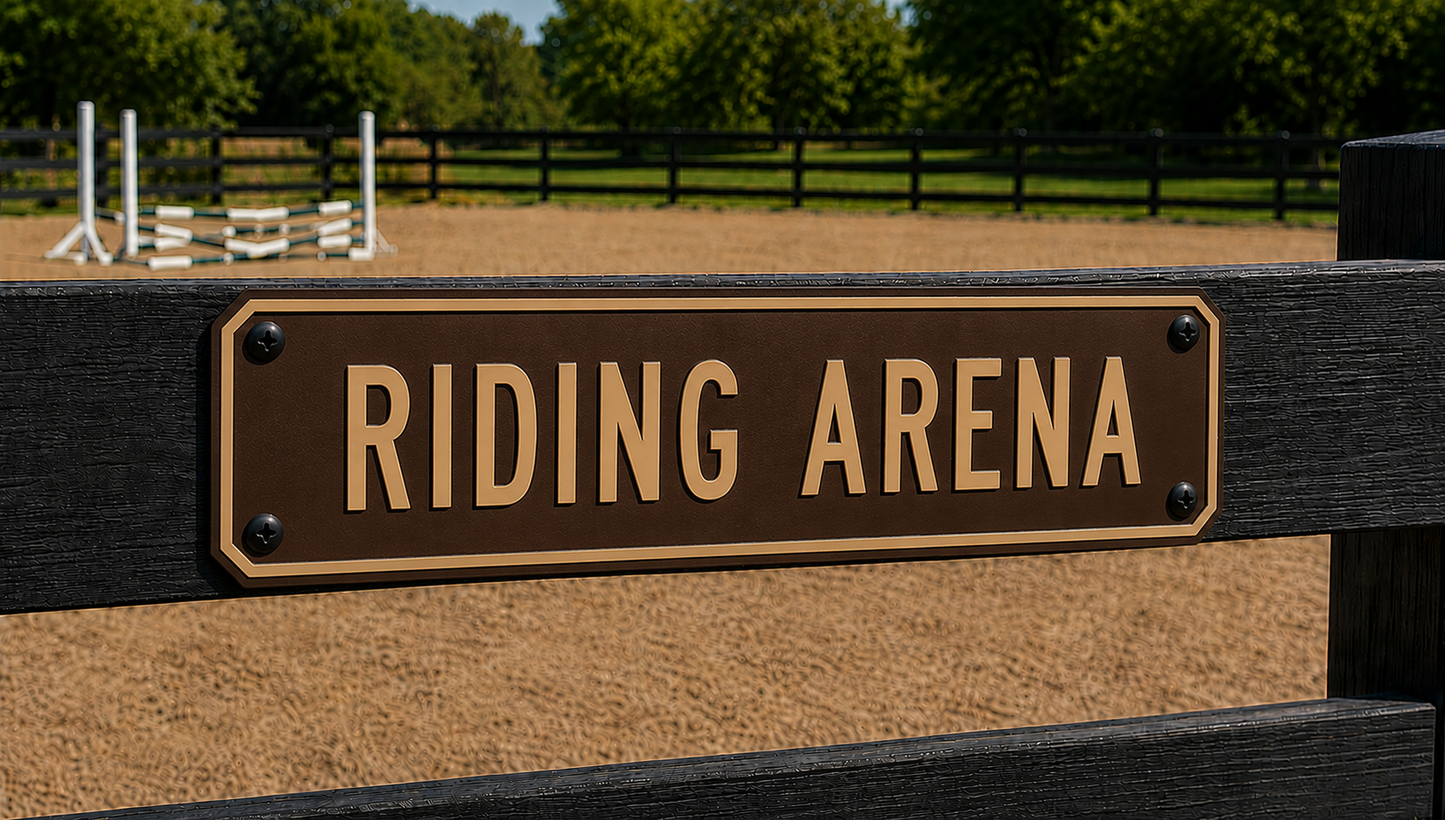 Custom Barn & Ranch Sign - 1 Line - 6 x 12