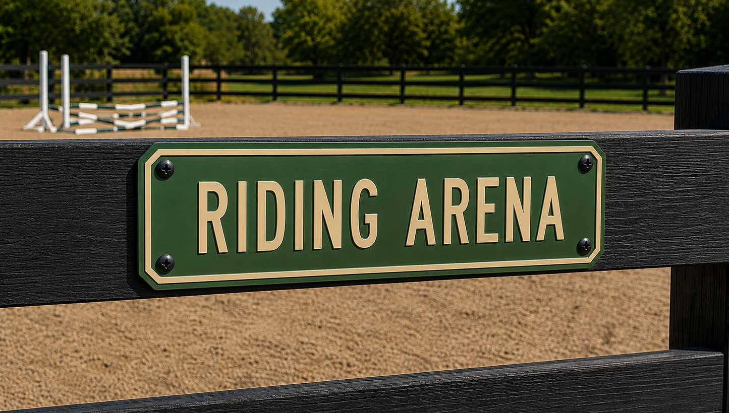 Custom Barn & Ranch Sign - 1 Line - 6 x 12