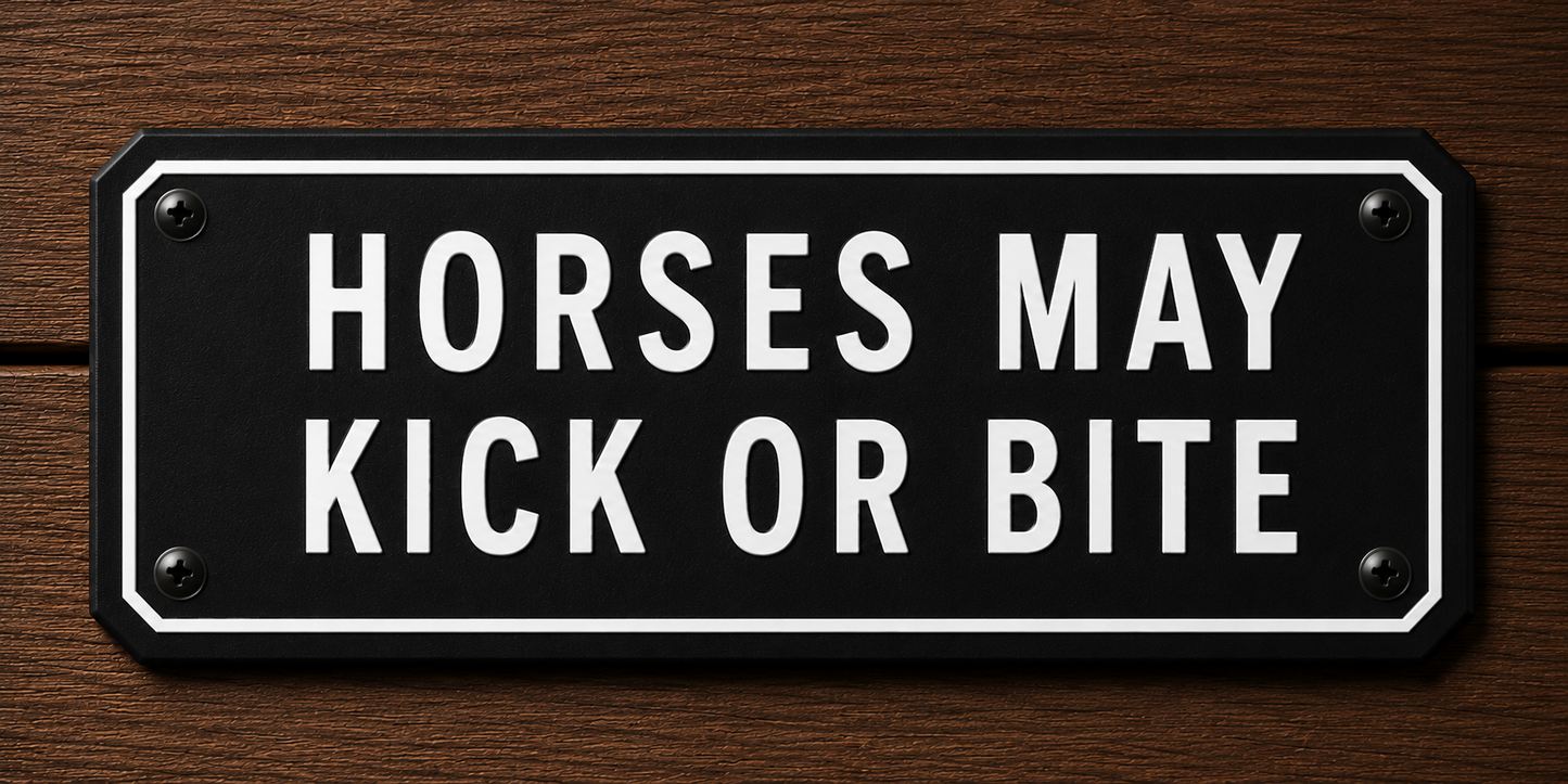 Custom Barn & Ranch Sign - 2 Line - 6 x 12