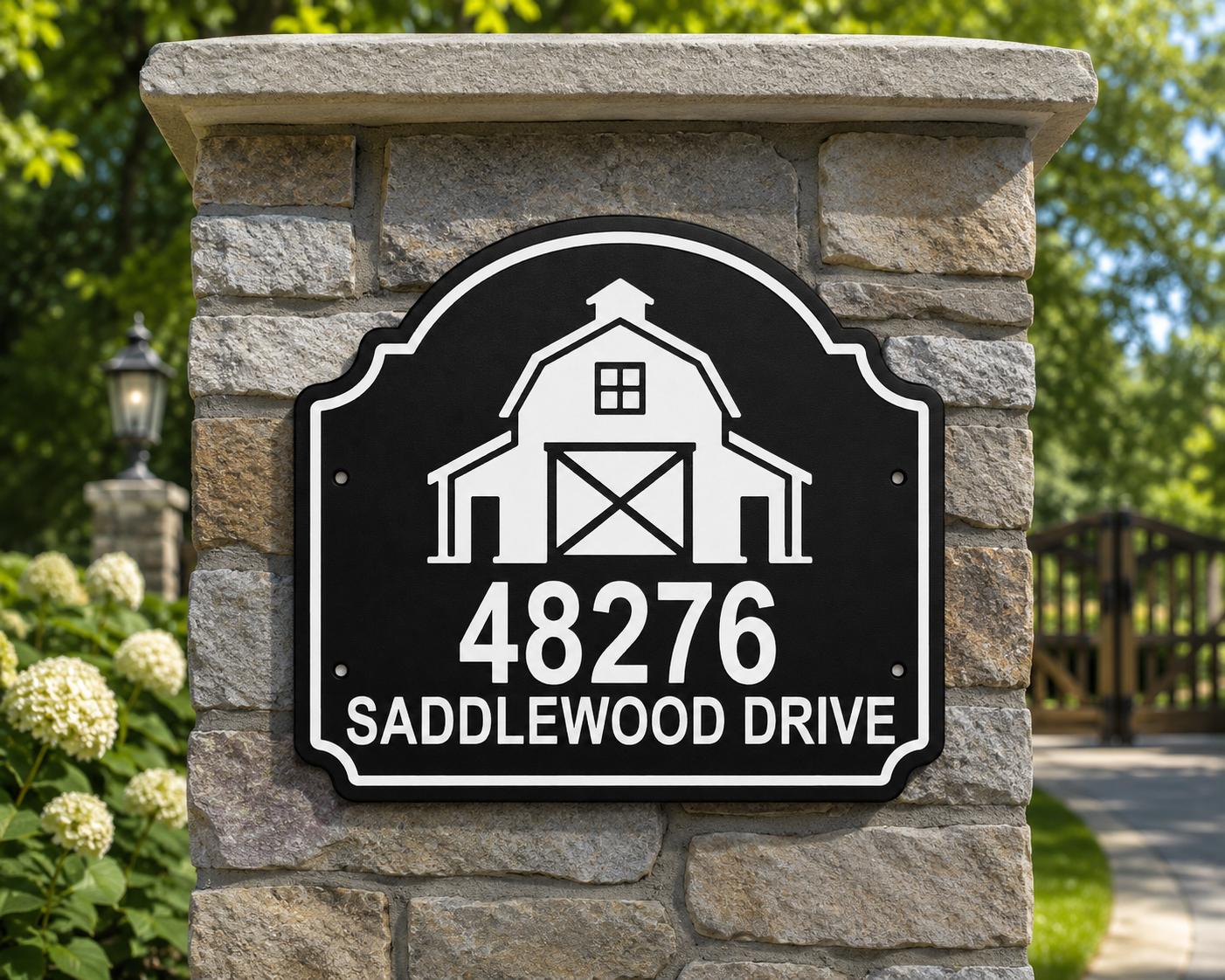 Specialty Address Sign - Farm