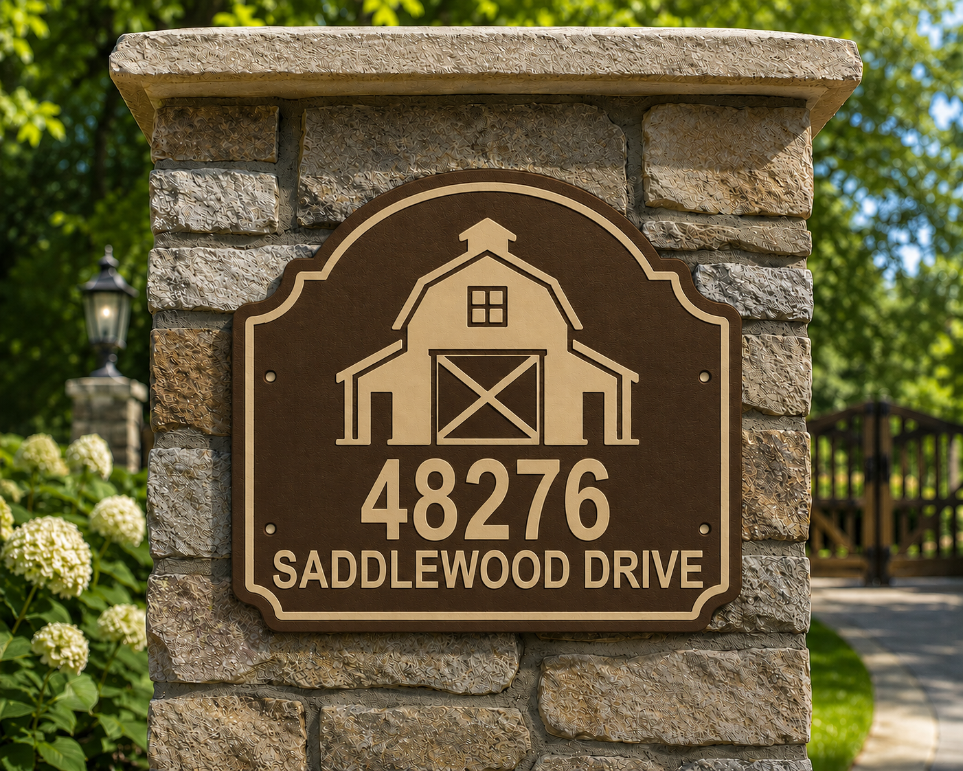 Specialty Address Sign - Farm